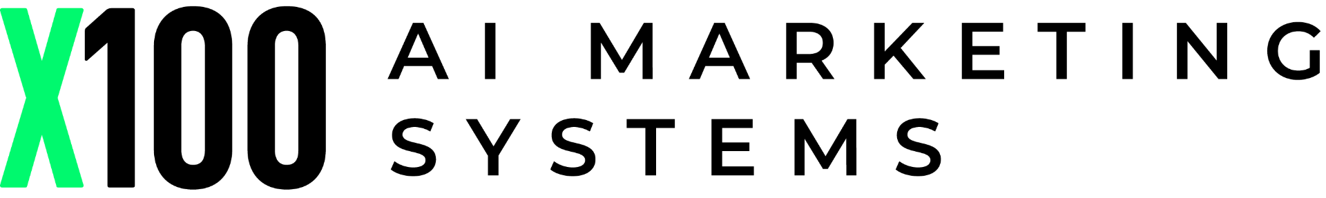 X100 — AI Marketing System logo